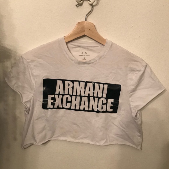 Armani Exchange Cut-Off Tee - Picture 1 of 4
